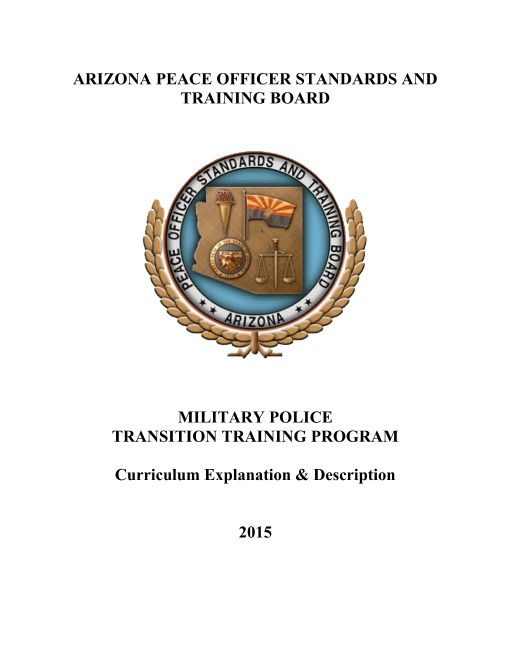 Arizona Peace Officer Standards and Training Board