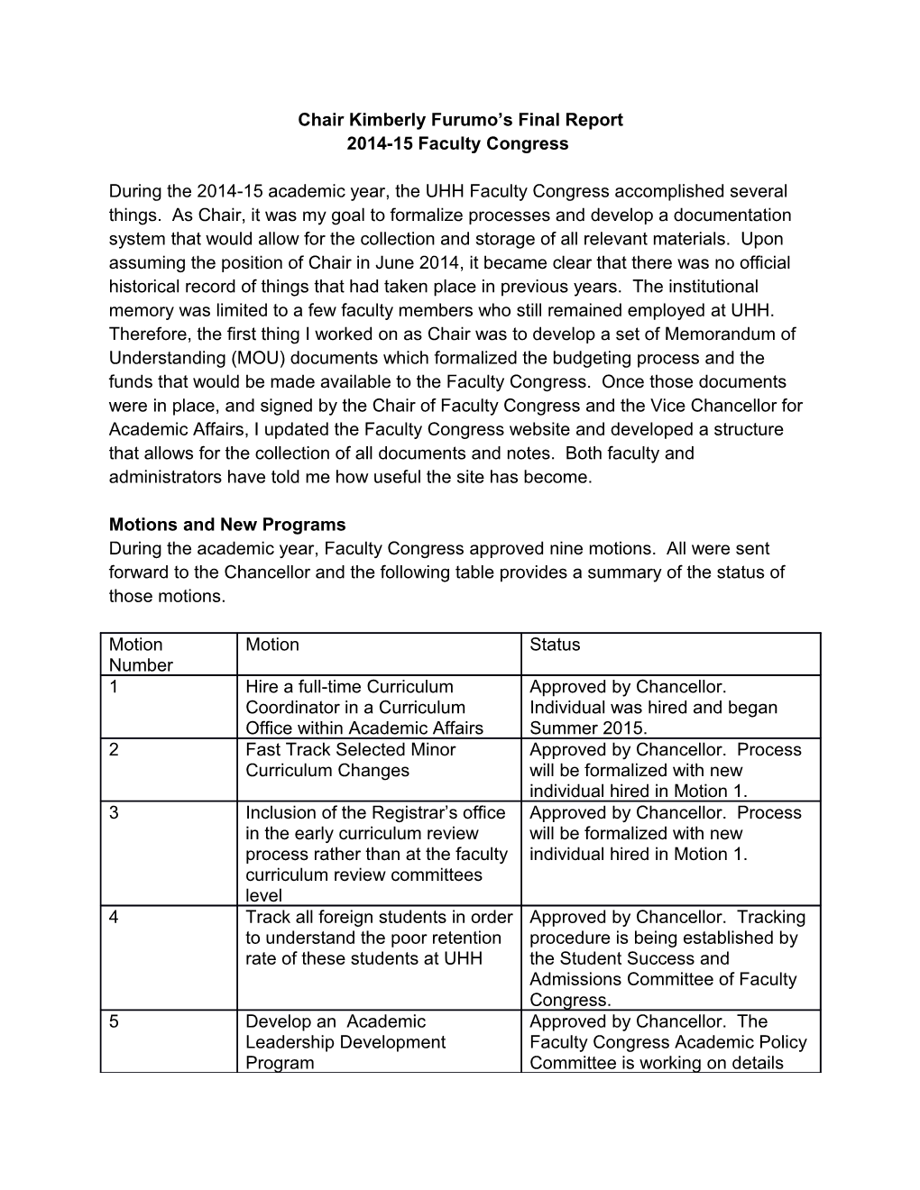 Chair Kimberly Furumo Sfinal Report