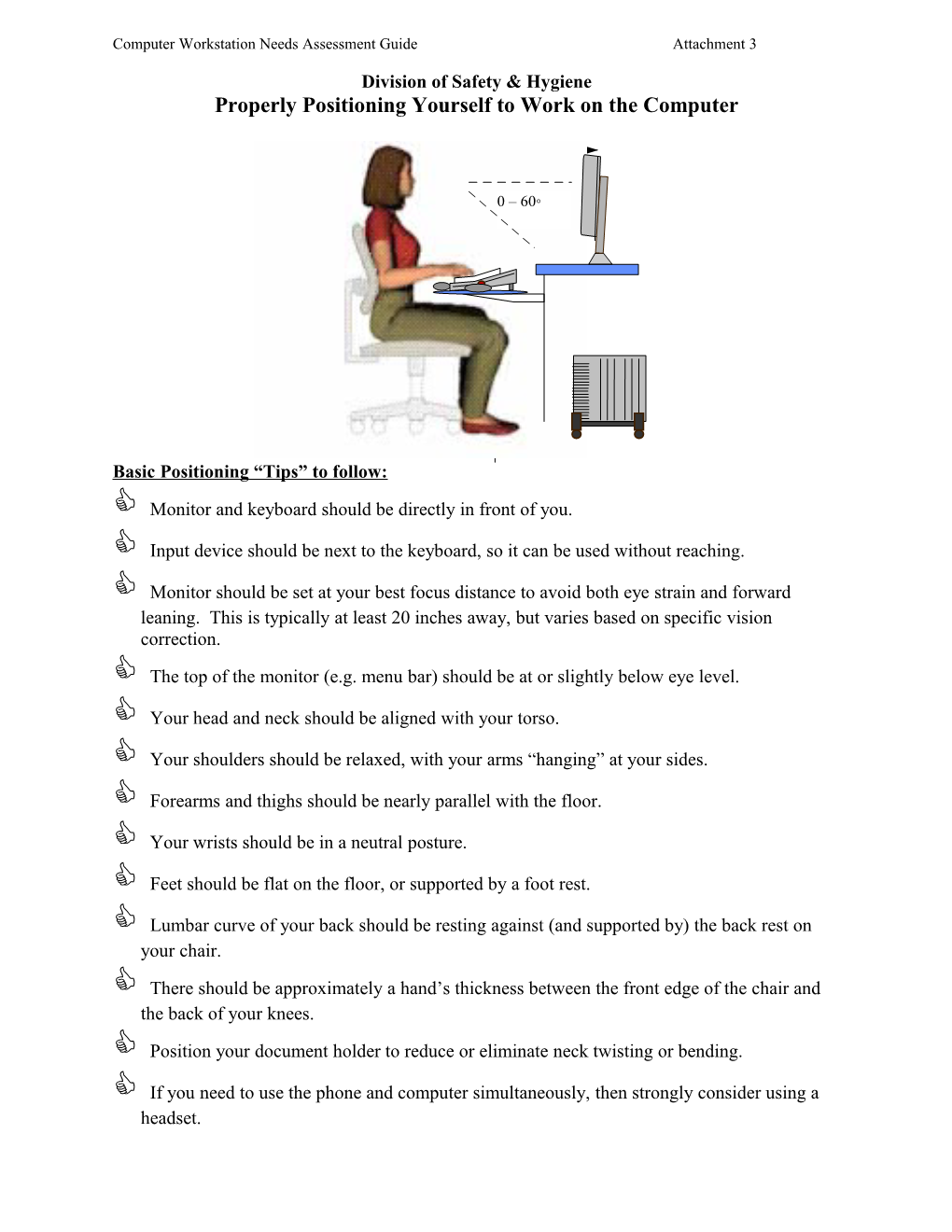 Division of Safety & Hygiene