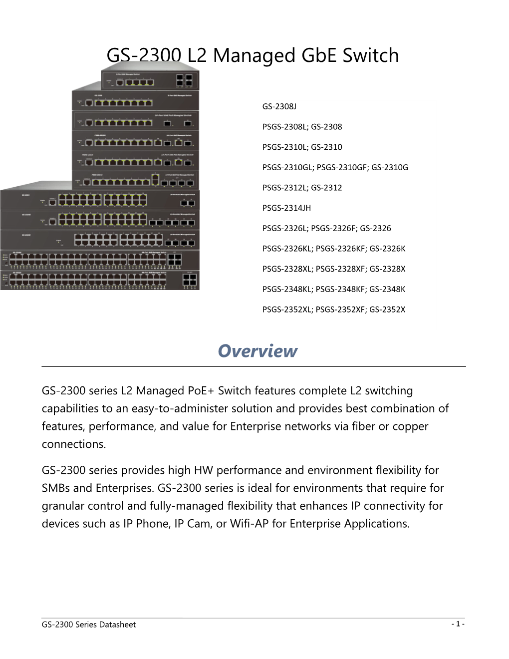 L2 Managed Features Provide Easier Manageability, Robust Security and Qos