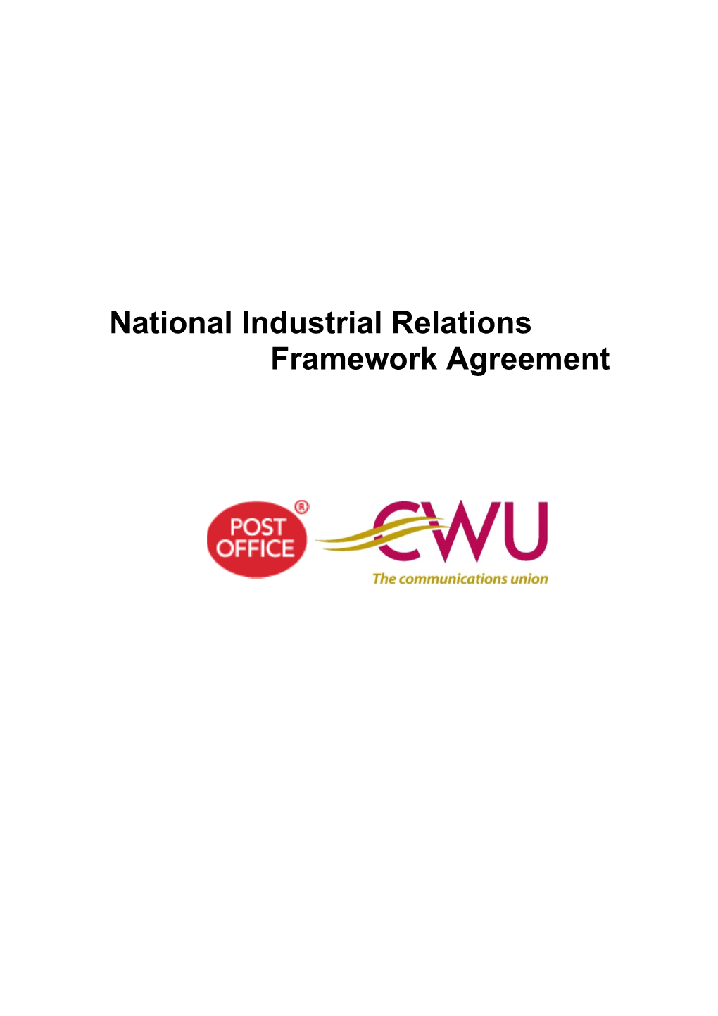 Industrial Relation Framework Agreement