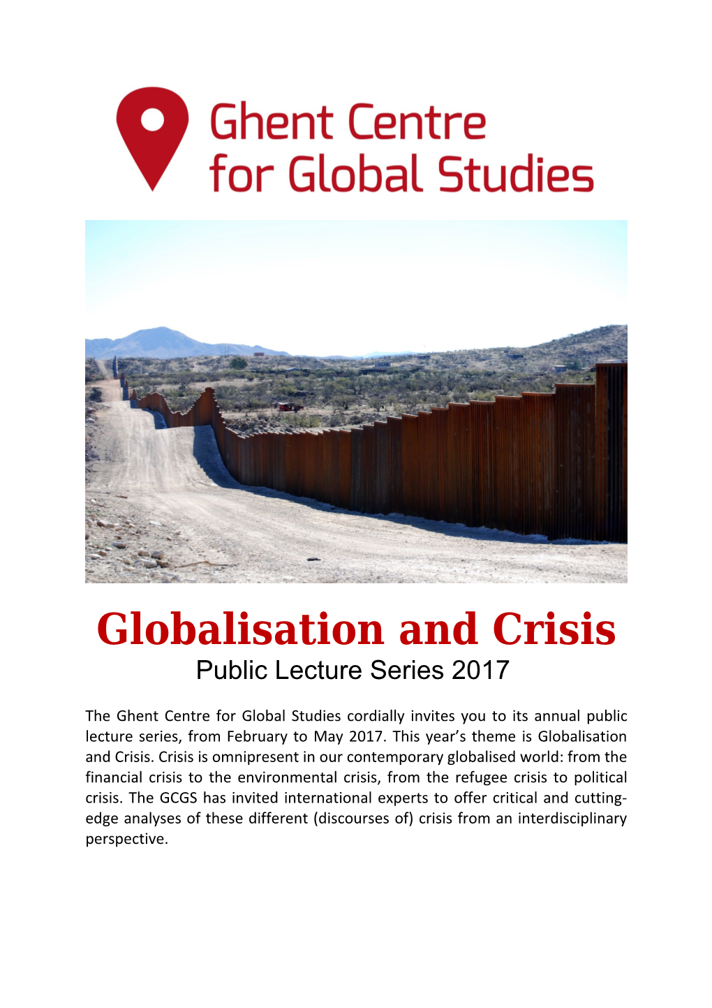 Globalisation and Crisis