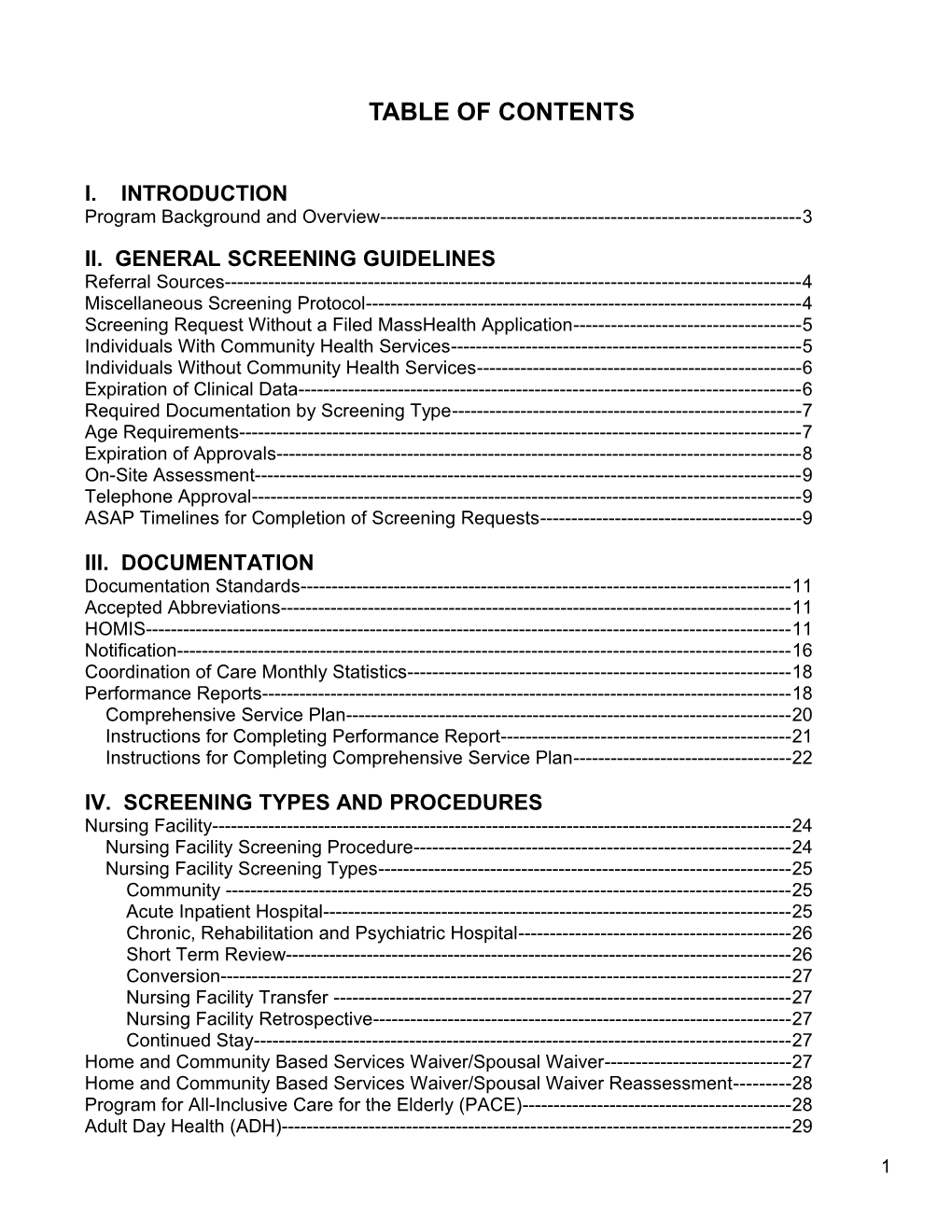 Program Background and Overview