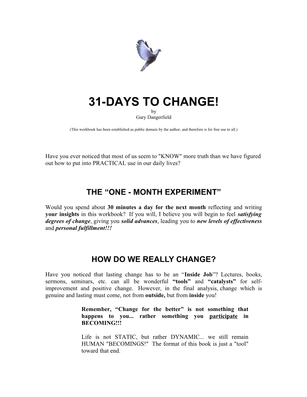 31-Days to Change
