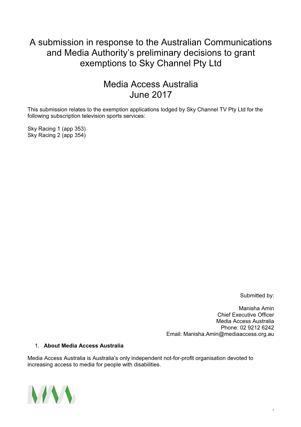 Media Access Australia
