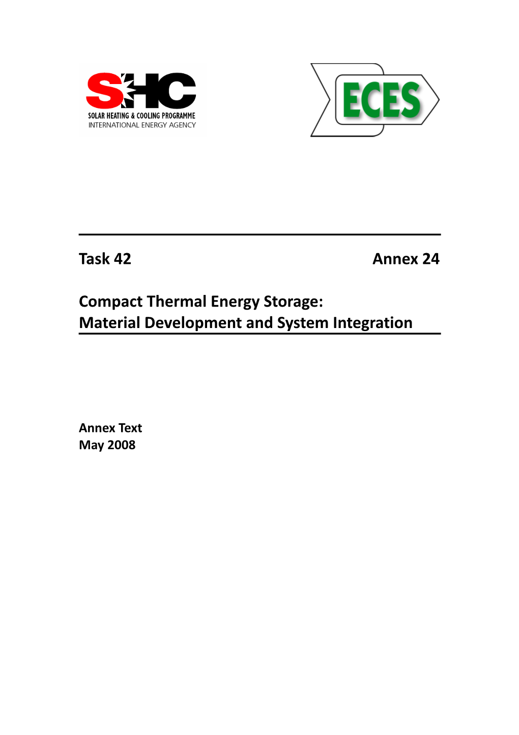 Compact Thermal Energy Storage