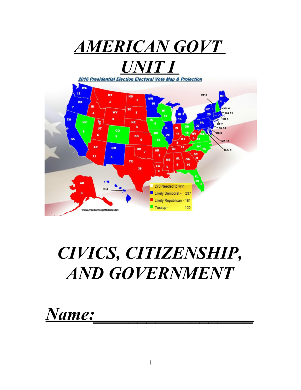 Civics, Citizenship, and Government