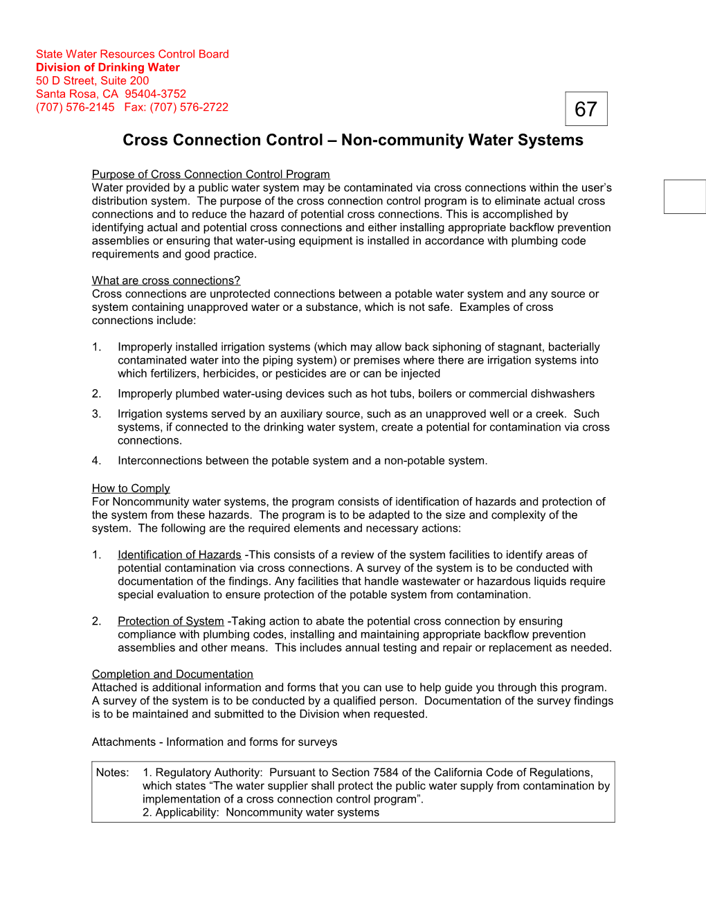 X-Connection Control for Non-Community Systems