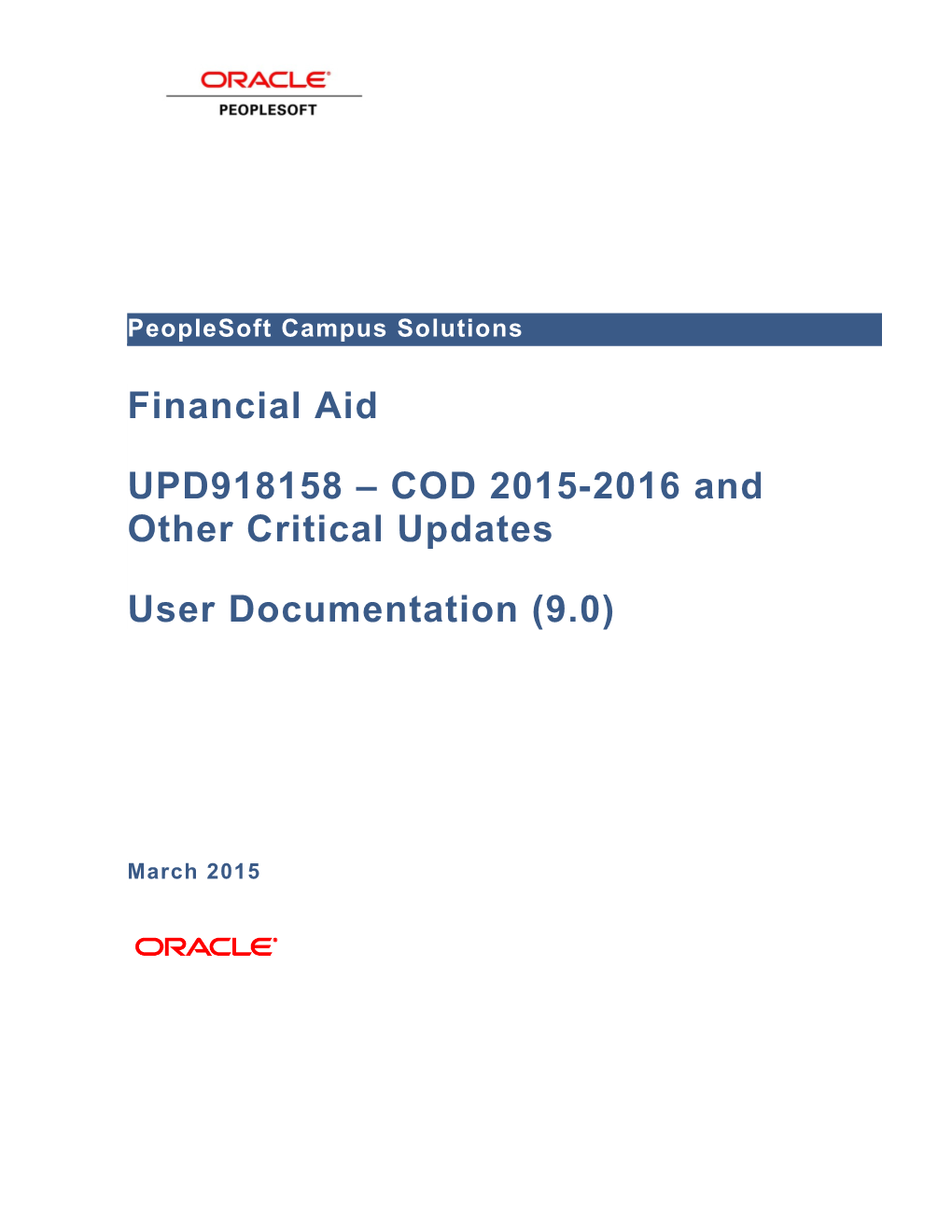 UPD918158 COD 2015-2016 and Other Critical Updates