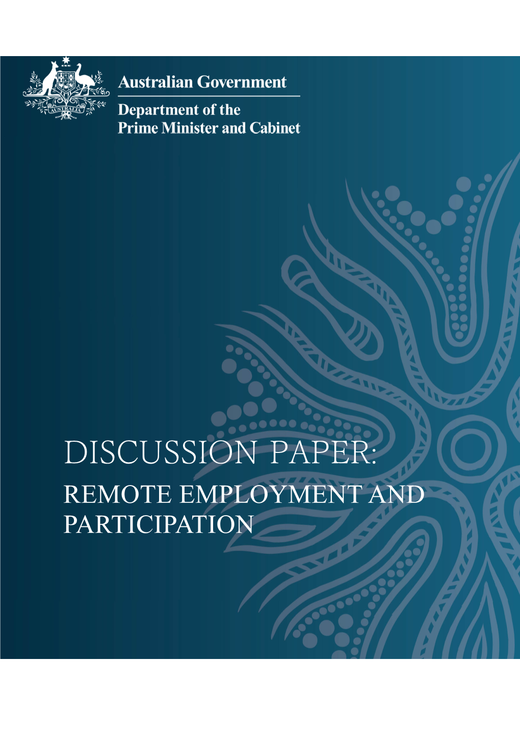 Discussion Paper: Remote Employment and Particpation