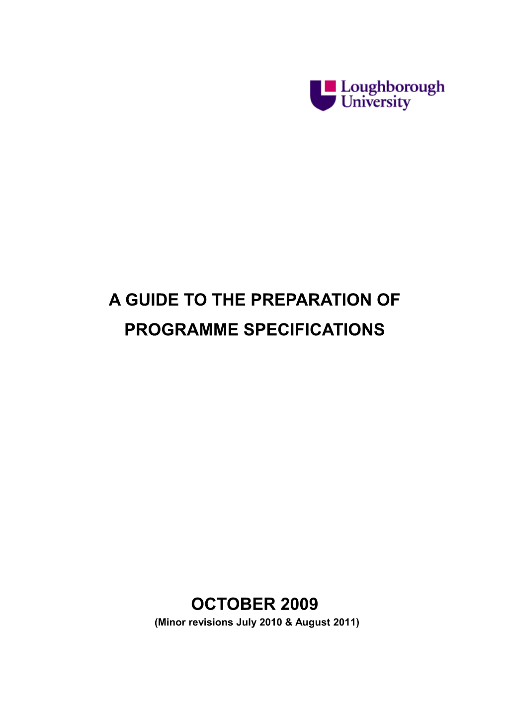 A Guide to the Preparation Of