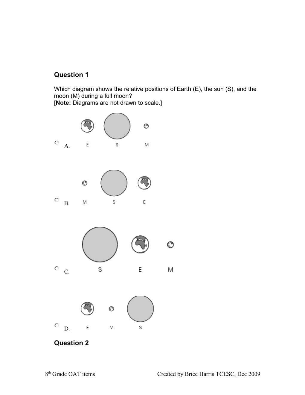 Note: Diagrams Are Not Drawn to Scale