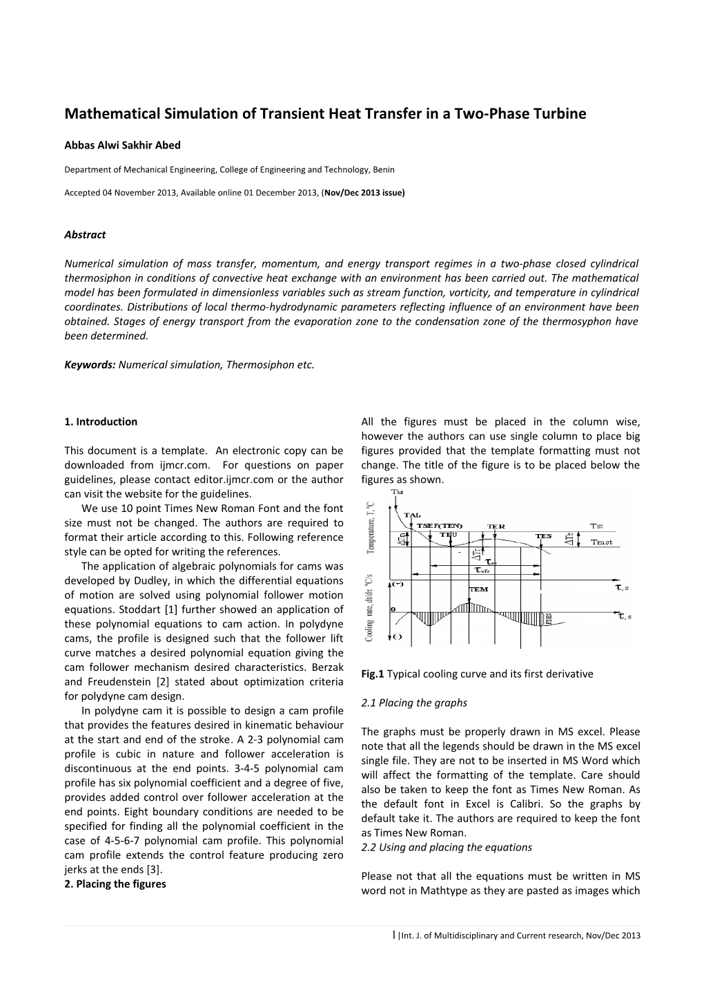 Mathematical Simulation of Transient Heat Transfer in a Two-Phase Turbine