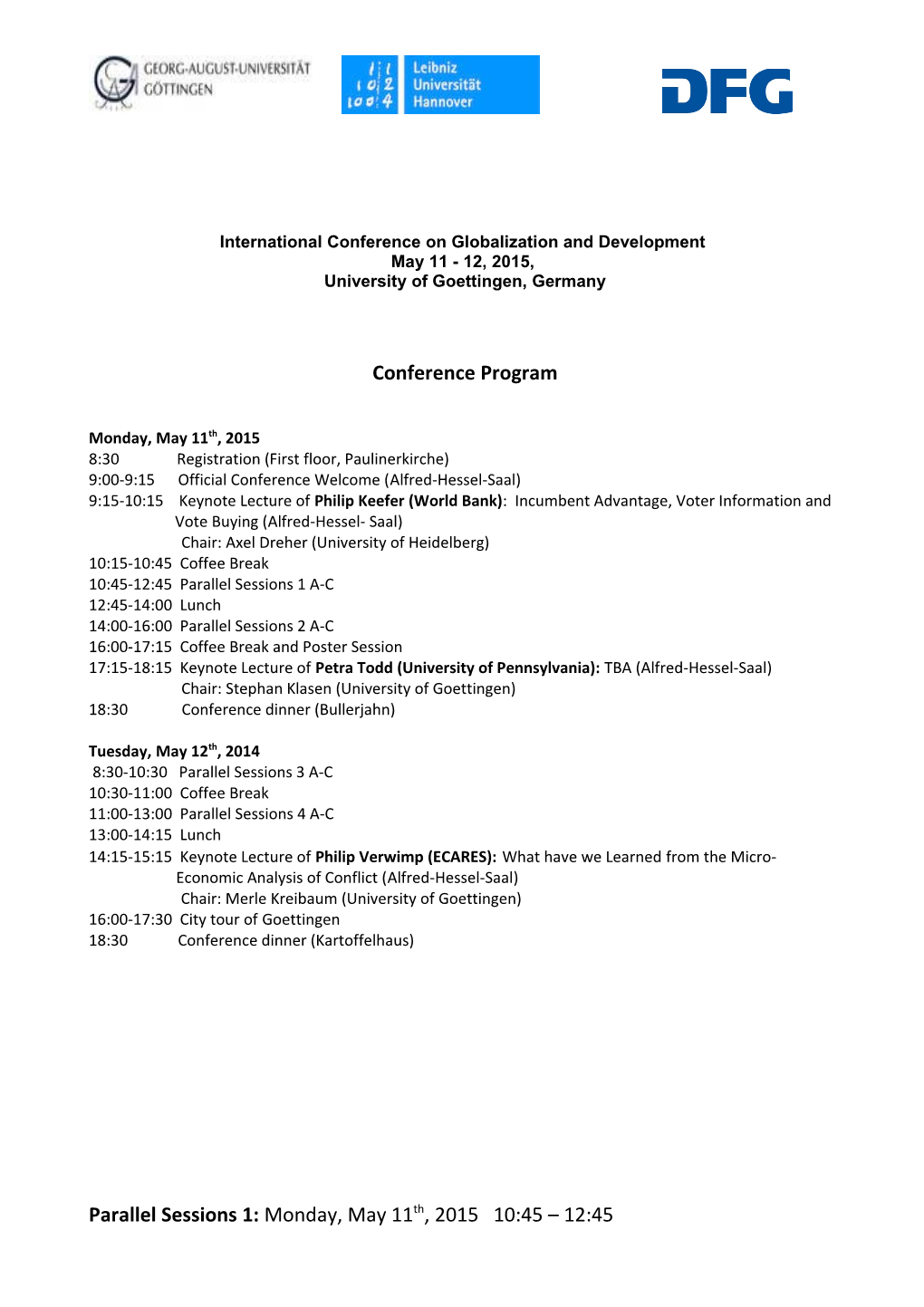 International Conference on Globalization and Development