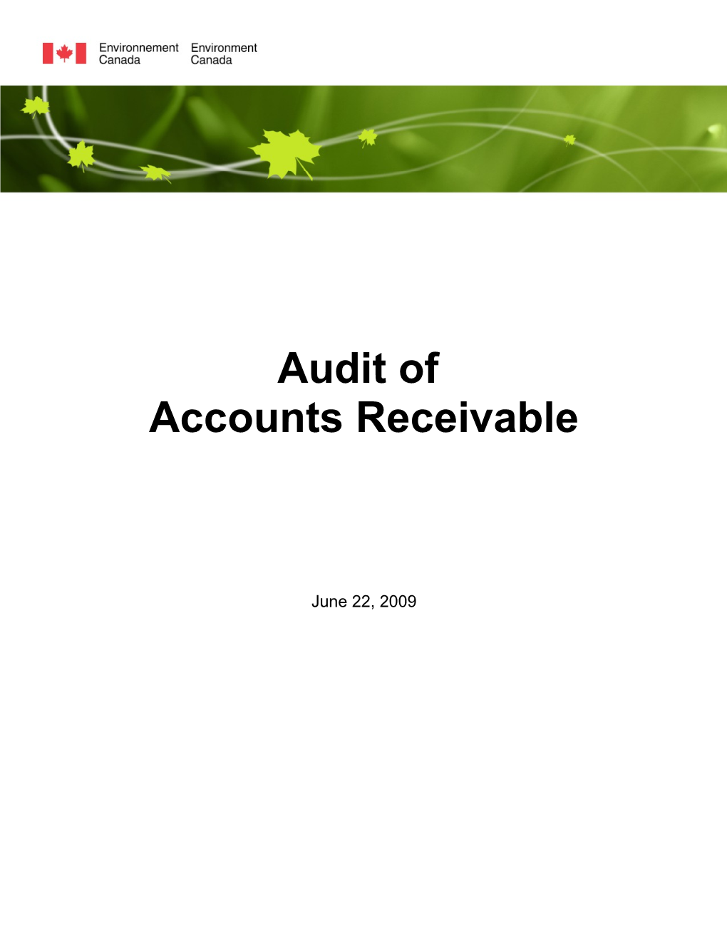 Audit Report Template.Dot