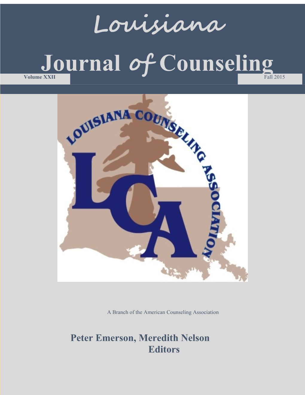 Louisiana Journal of Counseling
