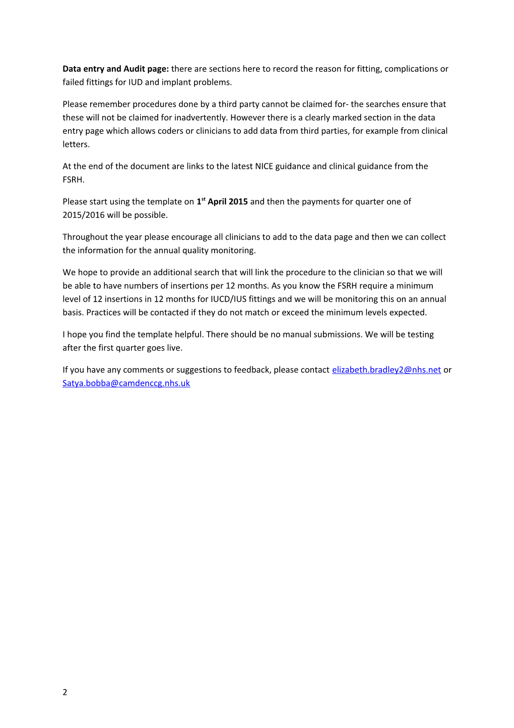 Letter to GP Practices Re Iucd/Ius & Contraceptive Implant LCS Template
