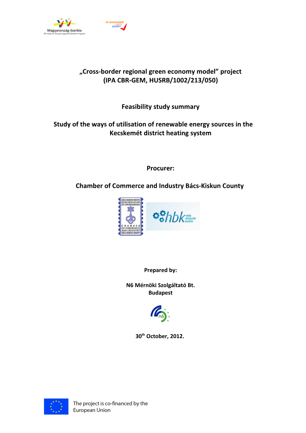 Cross-Border Regional Green Economy Model C