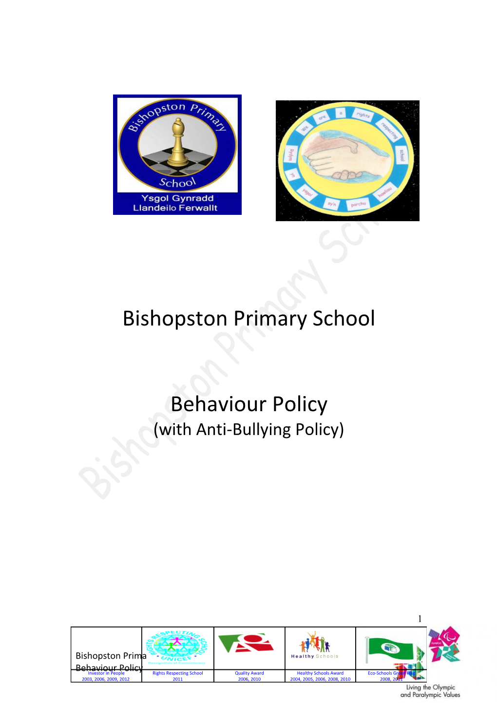 Behaviour & Anti Bullying Policy