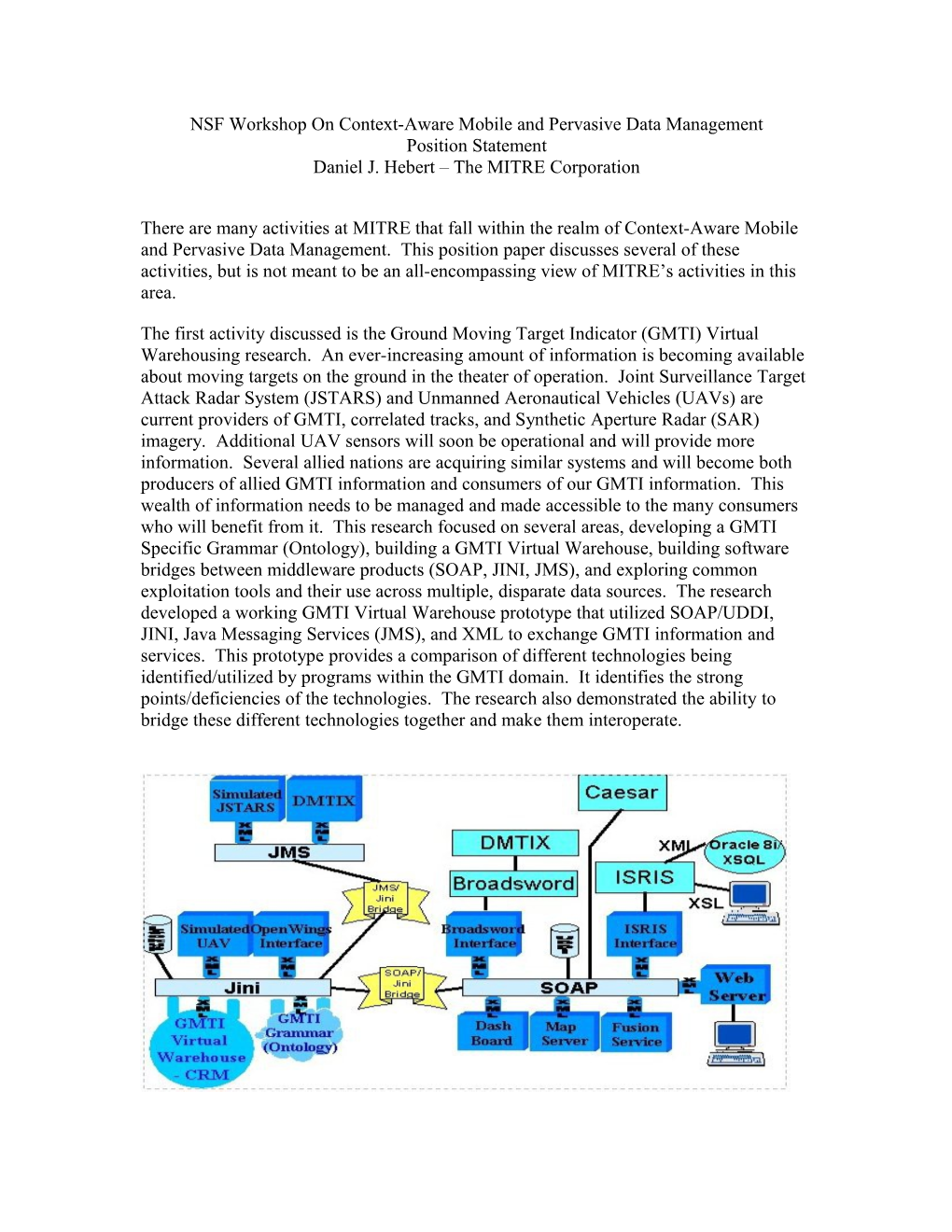 NSF Workshop on Context-Aware Mobile and Pervasive Data Management