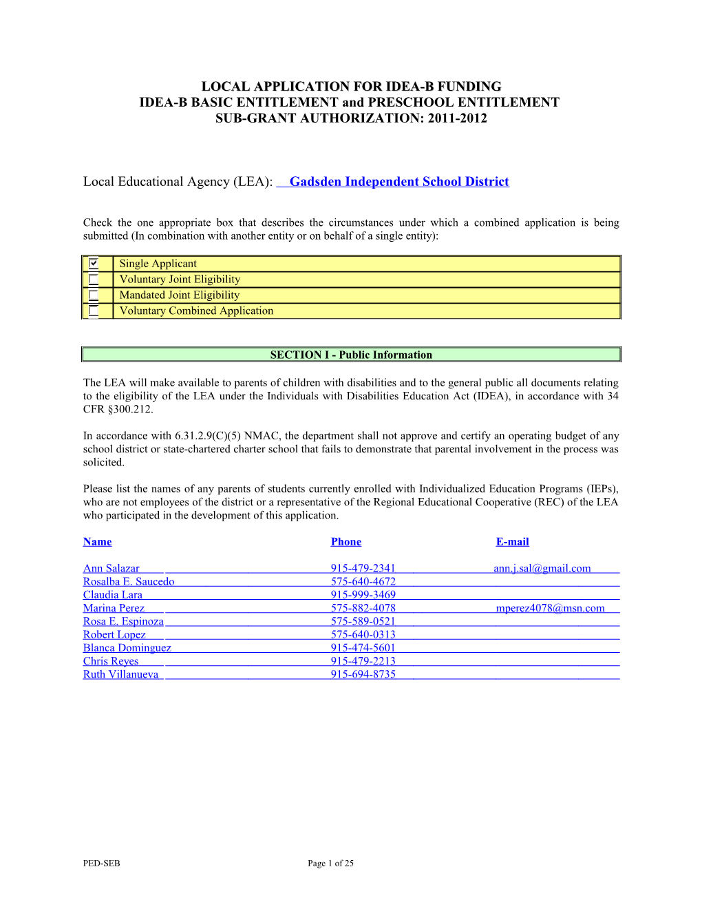 Guidelines for Grant Reauthorization