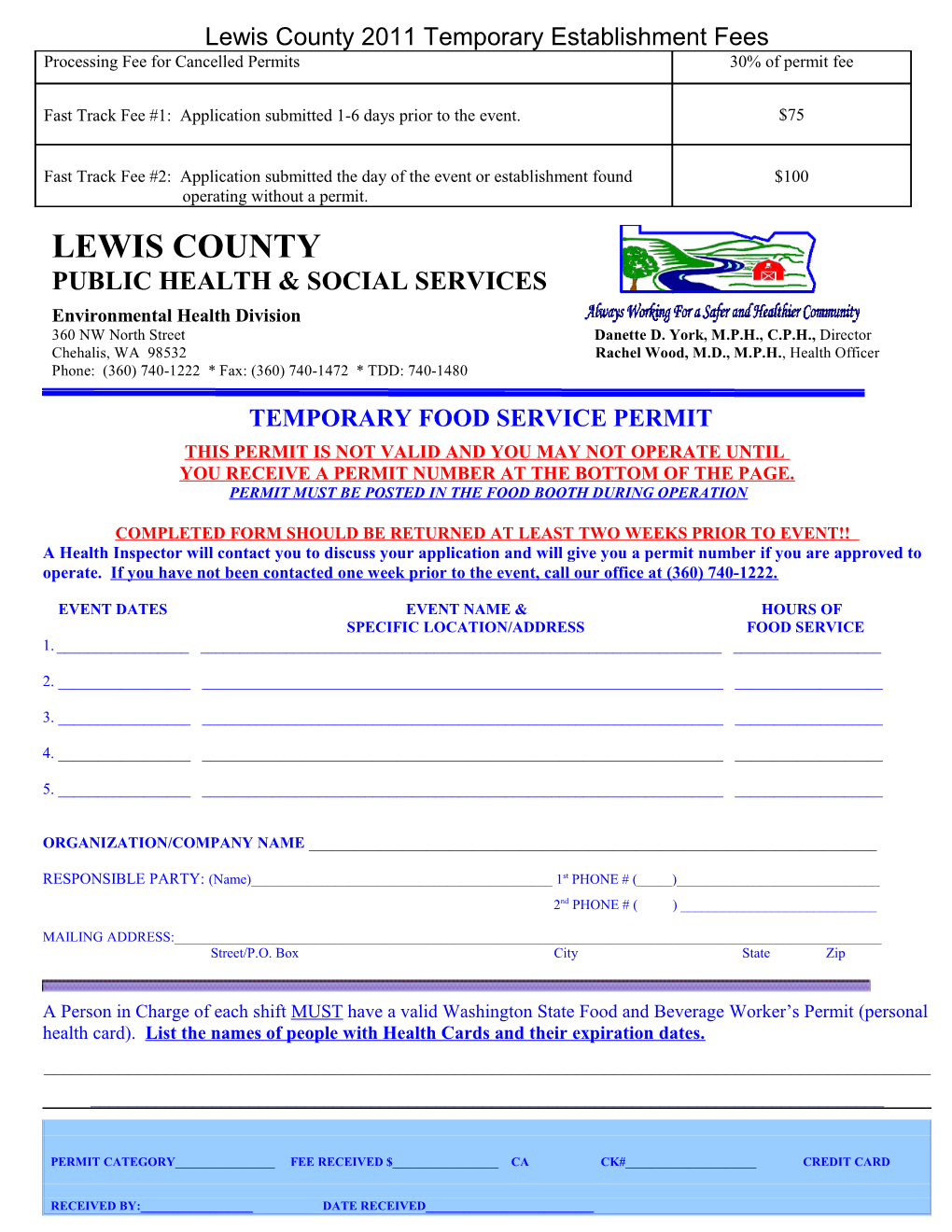 Lewis County Health & Social Services