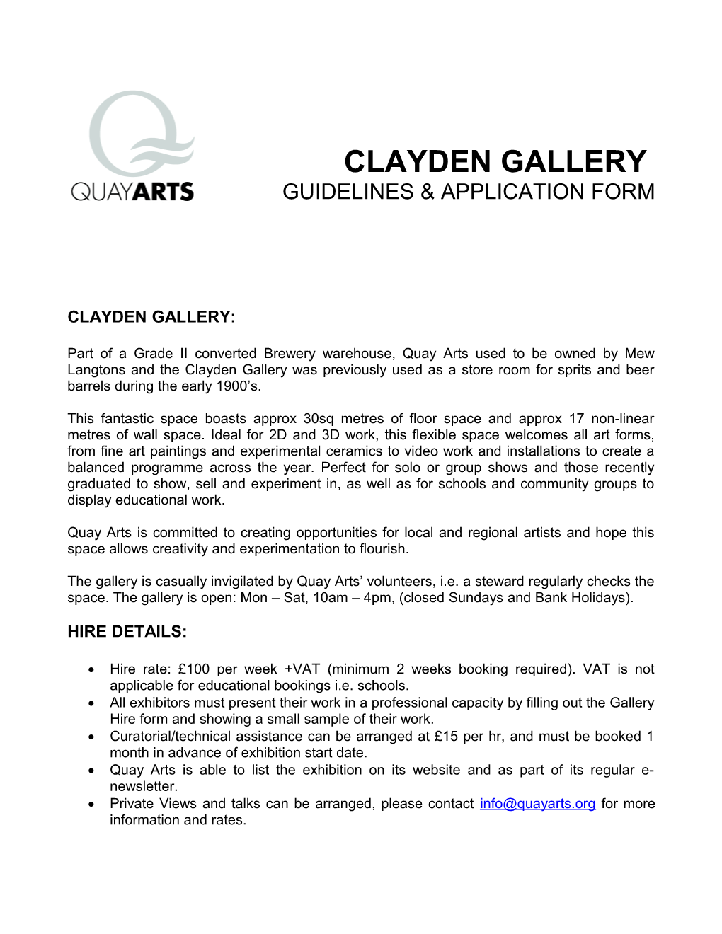 Clayden Gallery