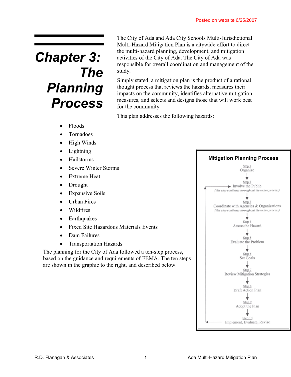 Chapter 3:The Planning Process