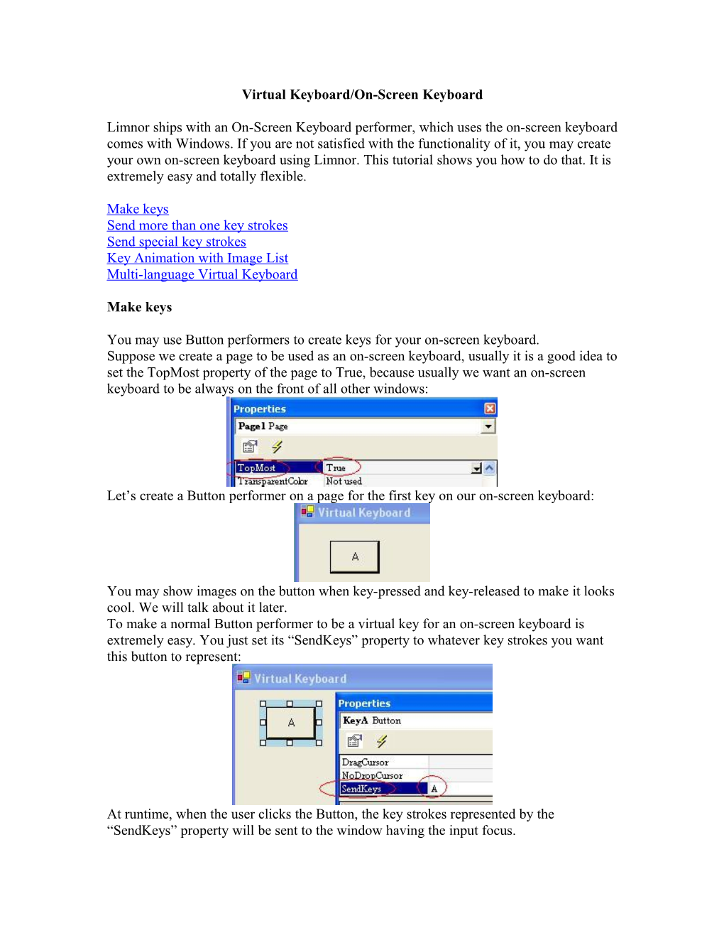 Virtual Keyboard/On-Screen Keyboard