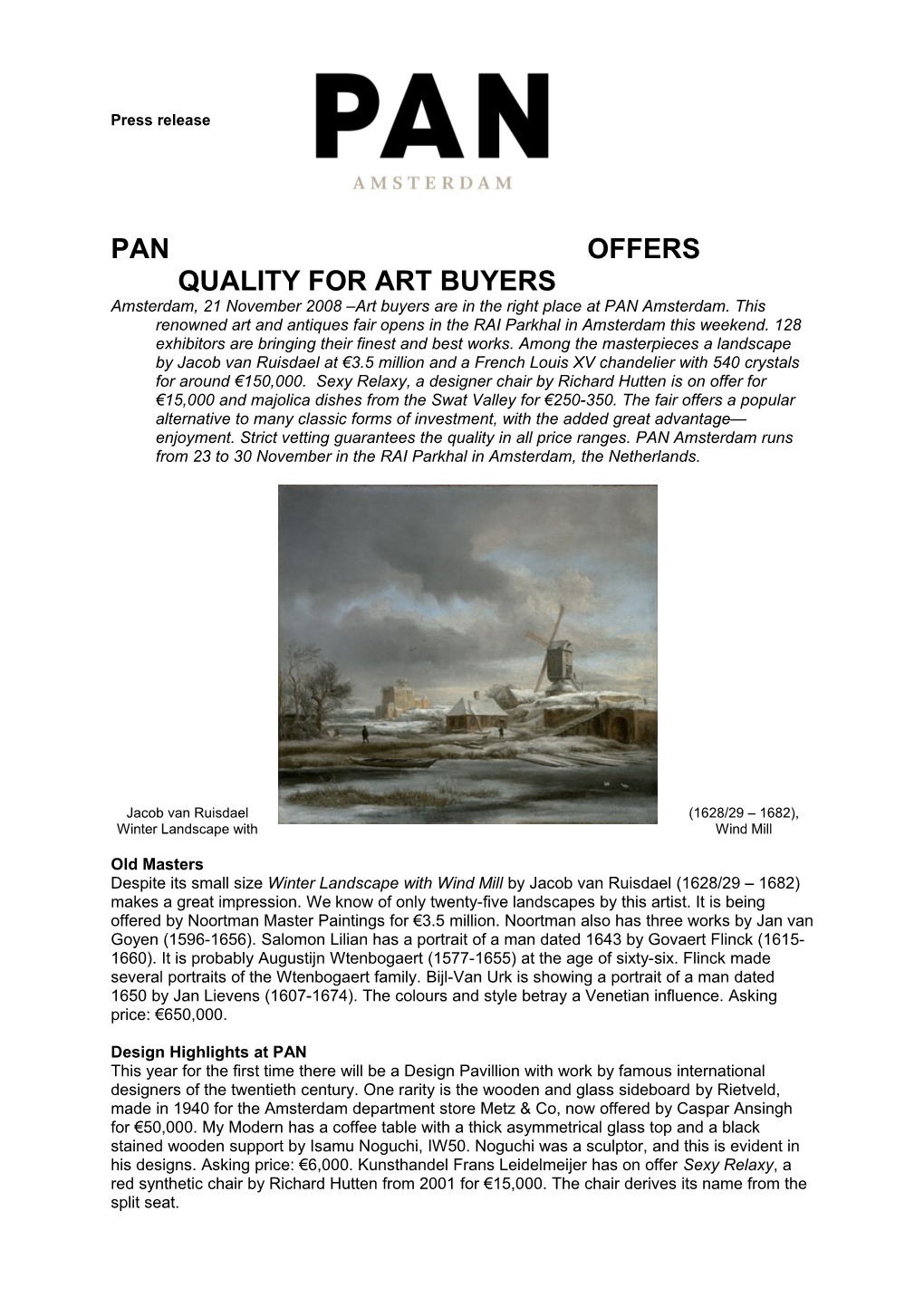 Pan Offers Quality for Art Buyers