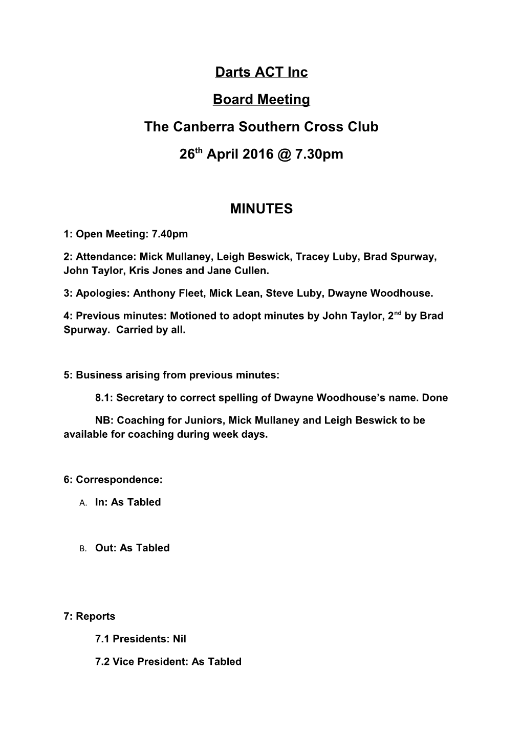 The Canberra Southern Cross Club