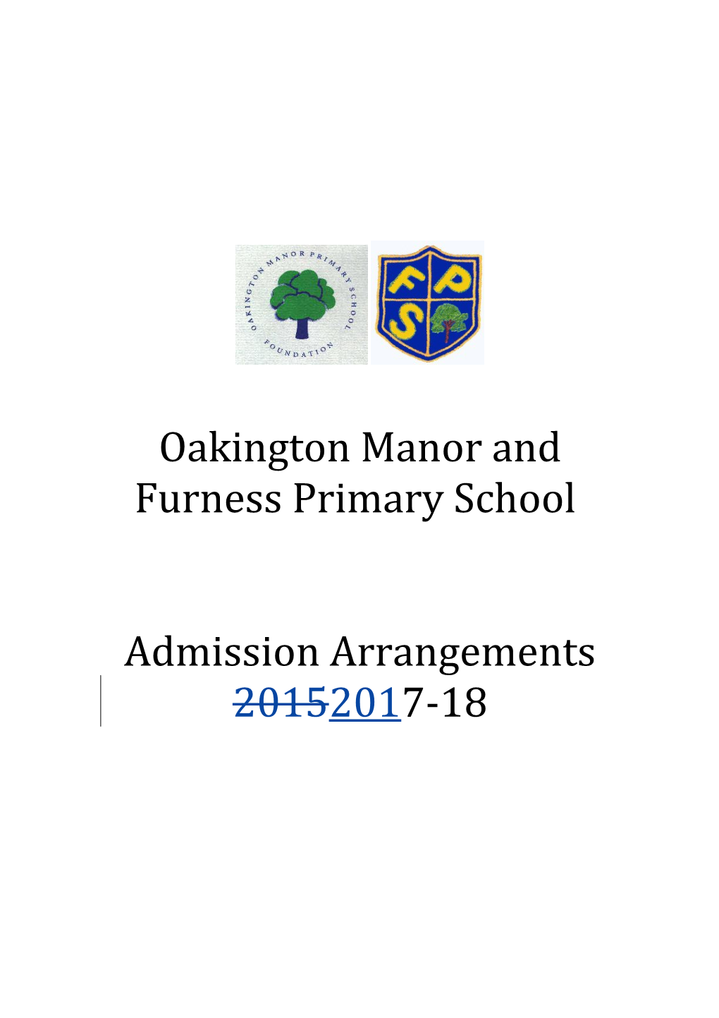 Oakington Manor and Furness Primary School