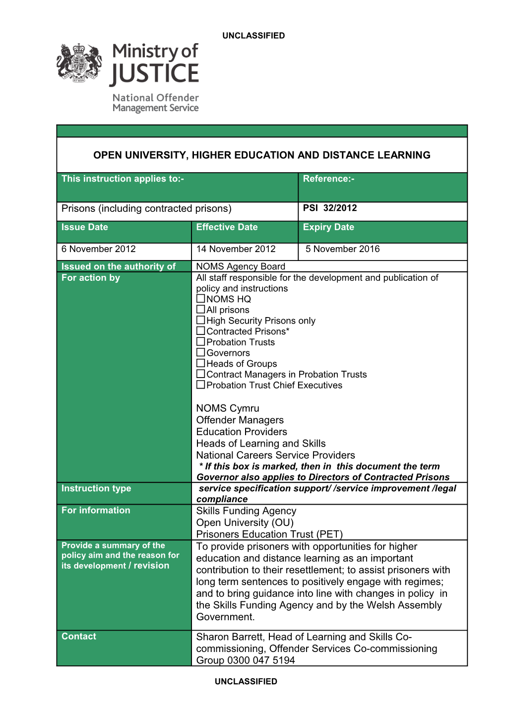 Open University, Higher Education and Distance Learning