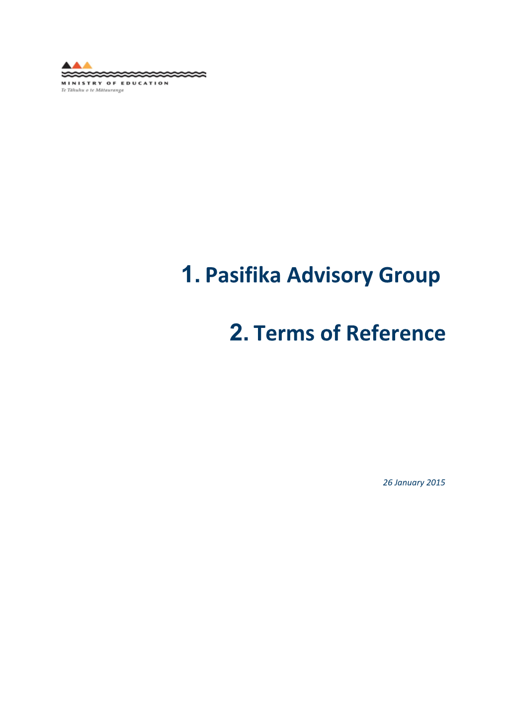 Pasifika Advisory Group