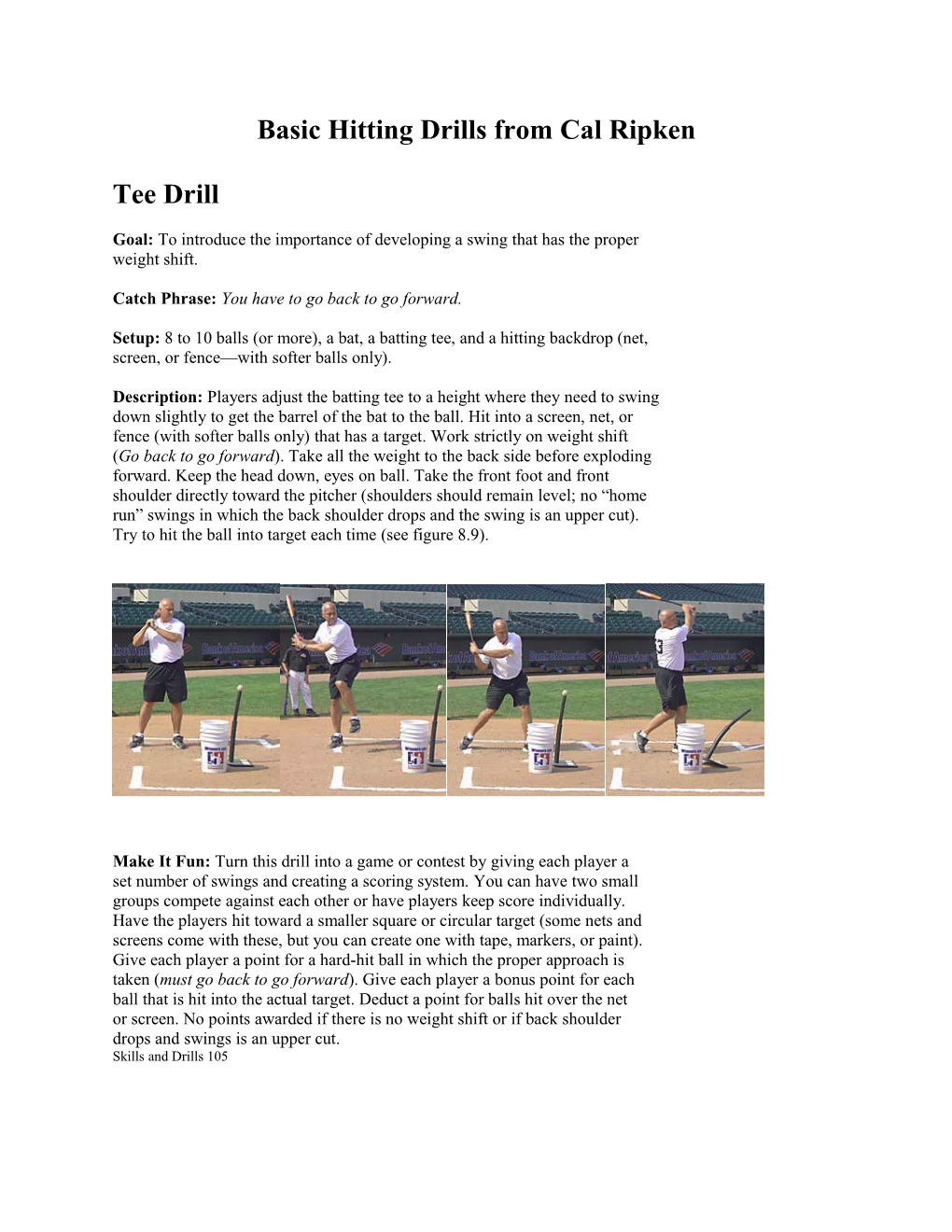 Basic Hitting Drills from Cal Ripken