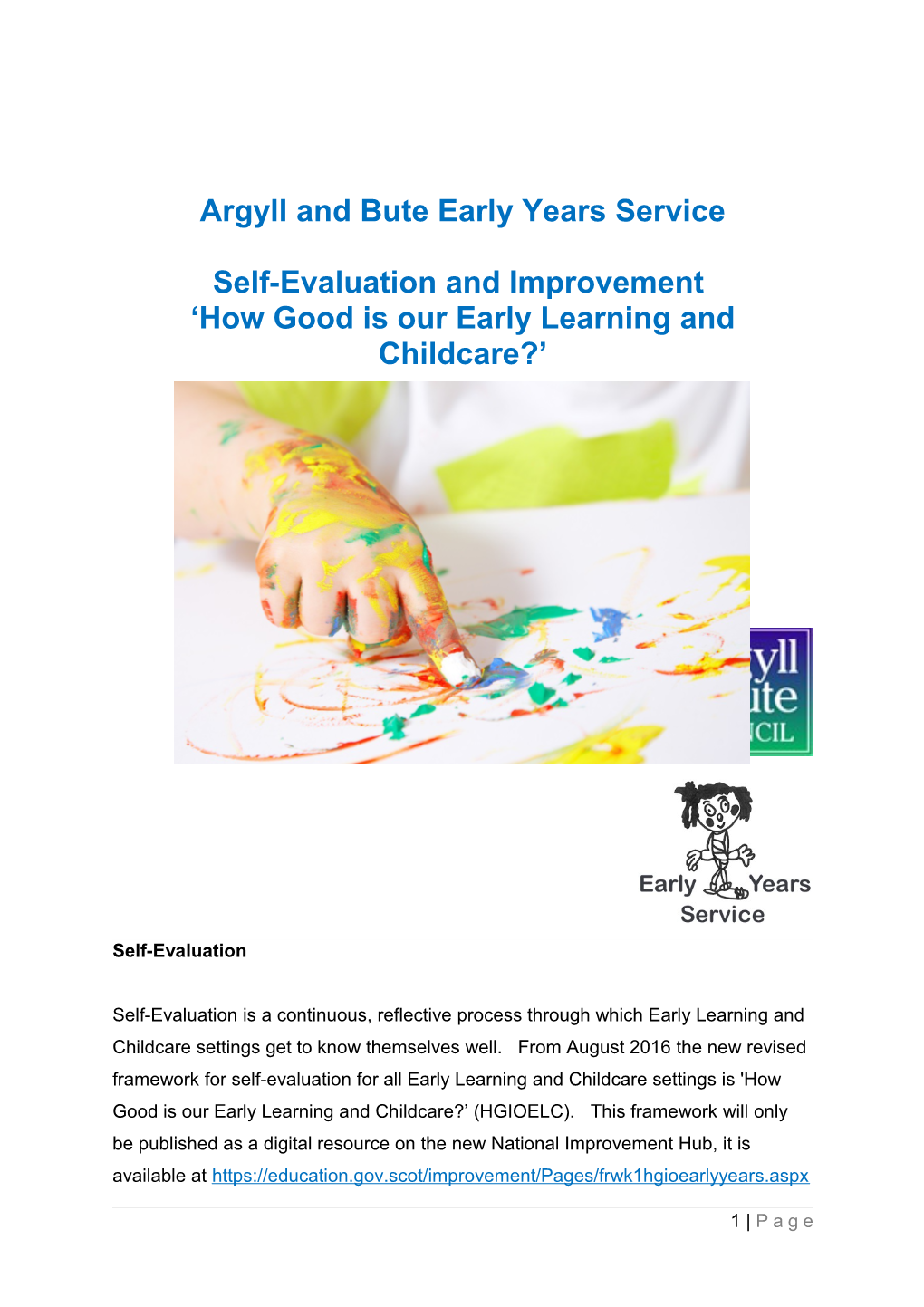 Argyll and Bute Early Years Service