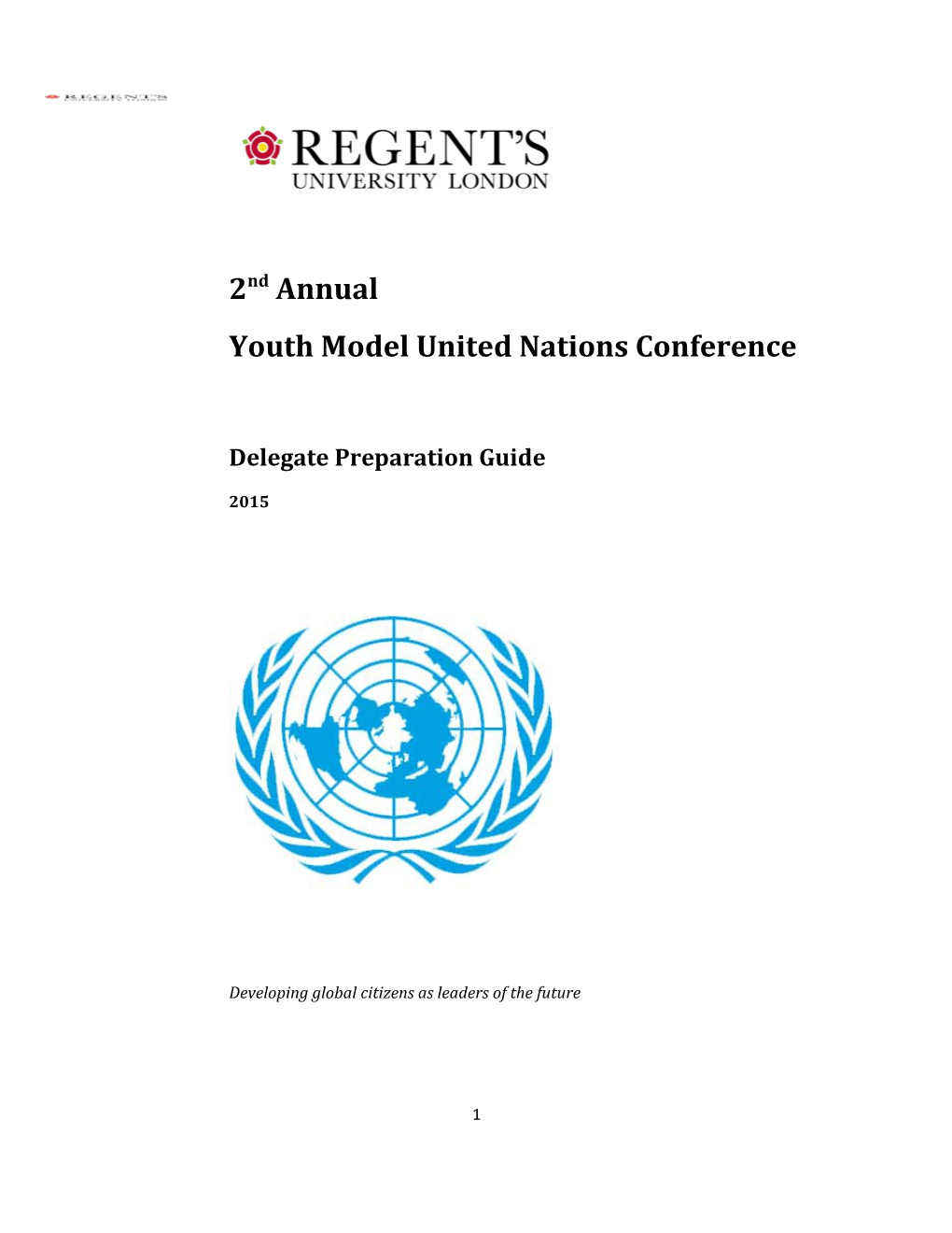 Youth Model United Nations Conference