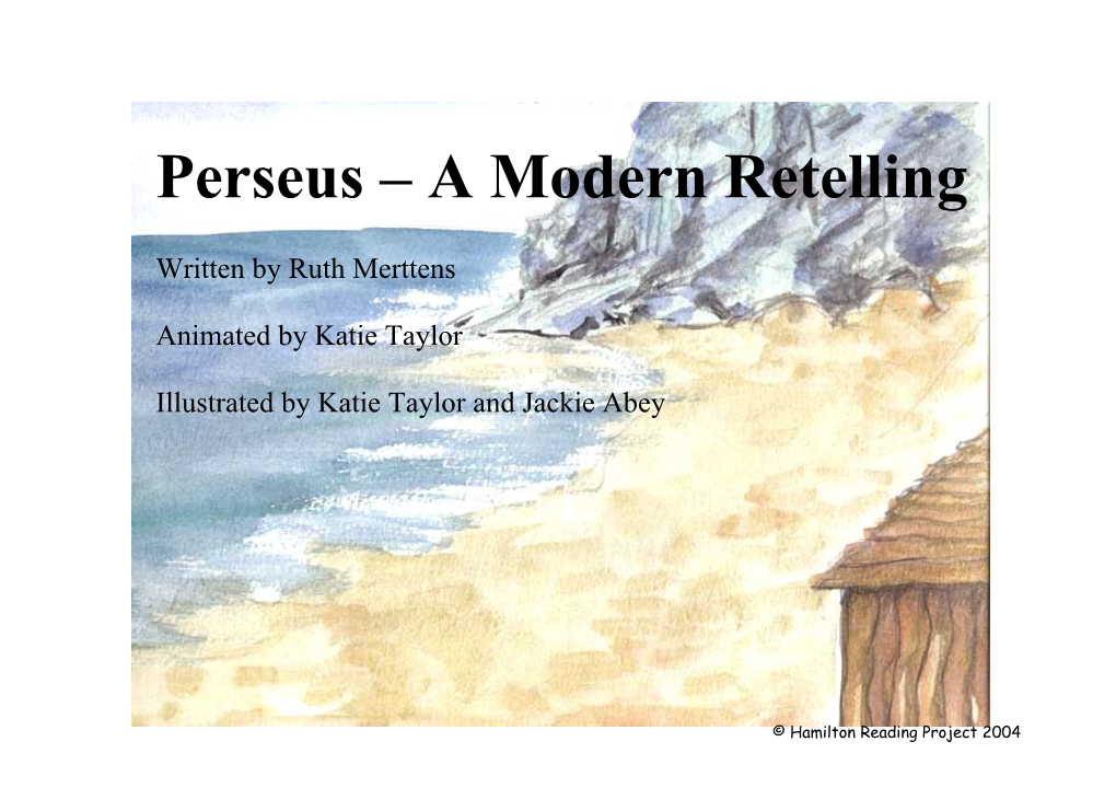 Perseus a Modern Retelling