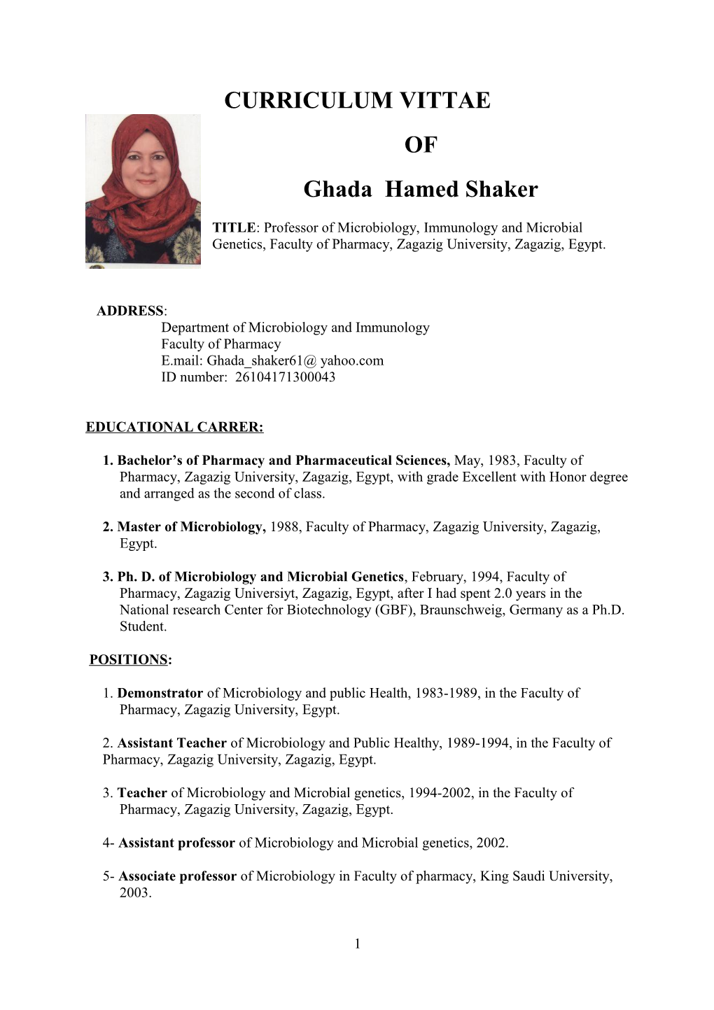 Ghada Hamed Shaker