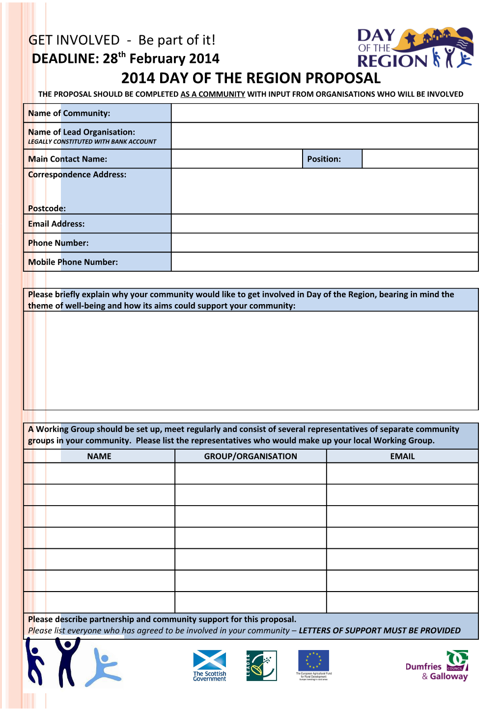 Leader Grant Claim Form and Progress Report