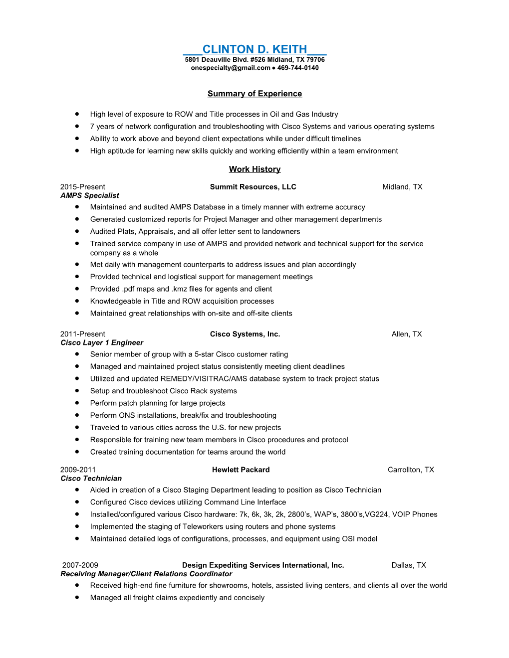 Clean-Cut Creative Ambitious Self-Starter Looking for Career