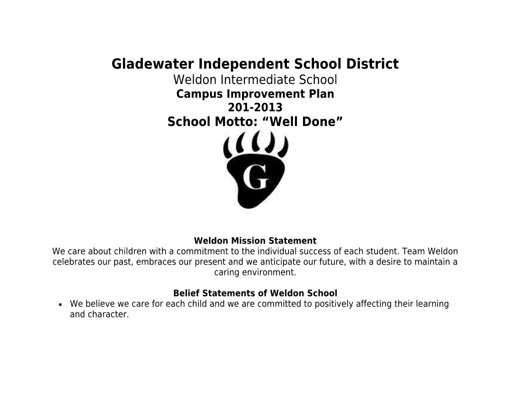 Gladewaterindependentschool District