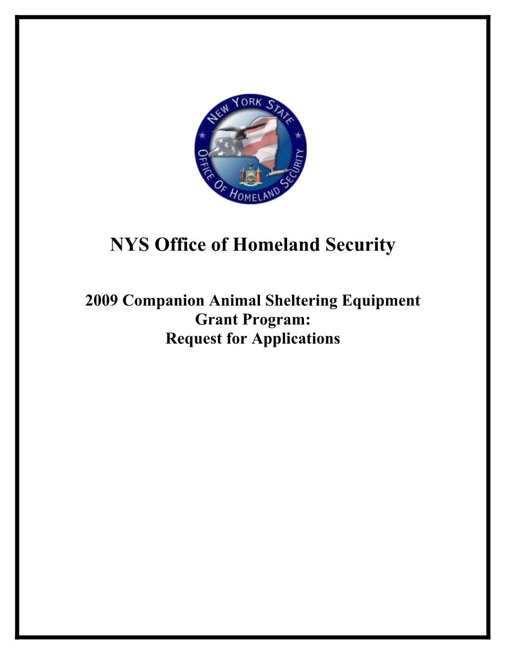 NYS Office of Homeland Security