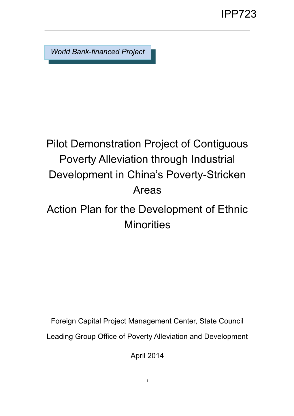 Action Plan for the Development of Ethnic Minorities