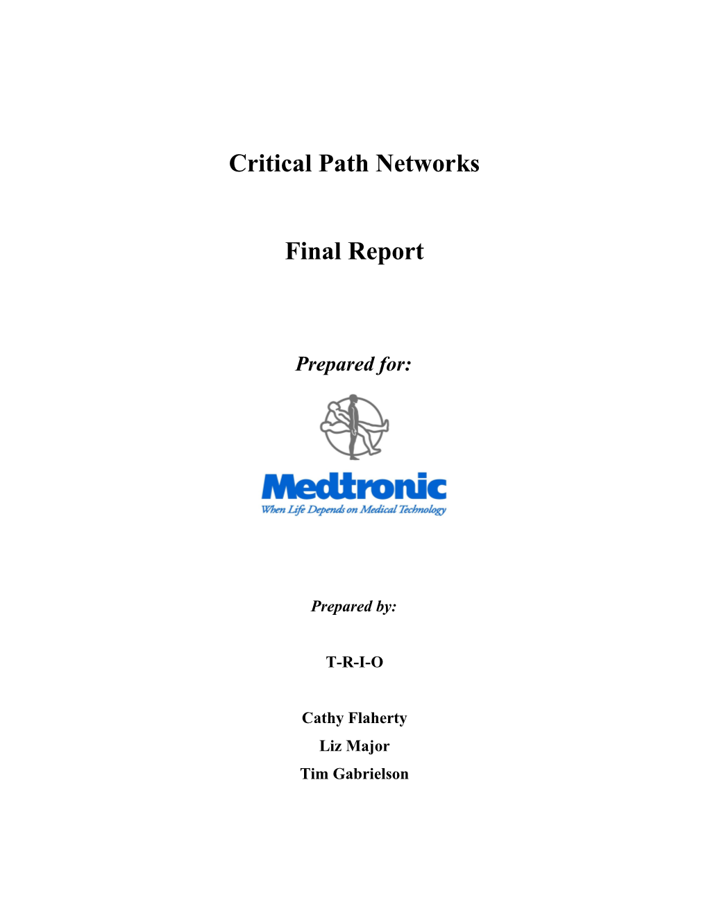 Critical Path Networks