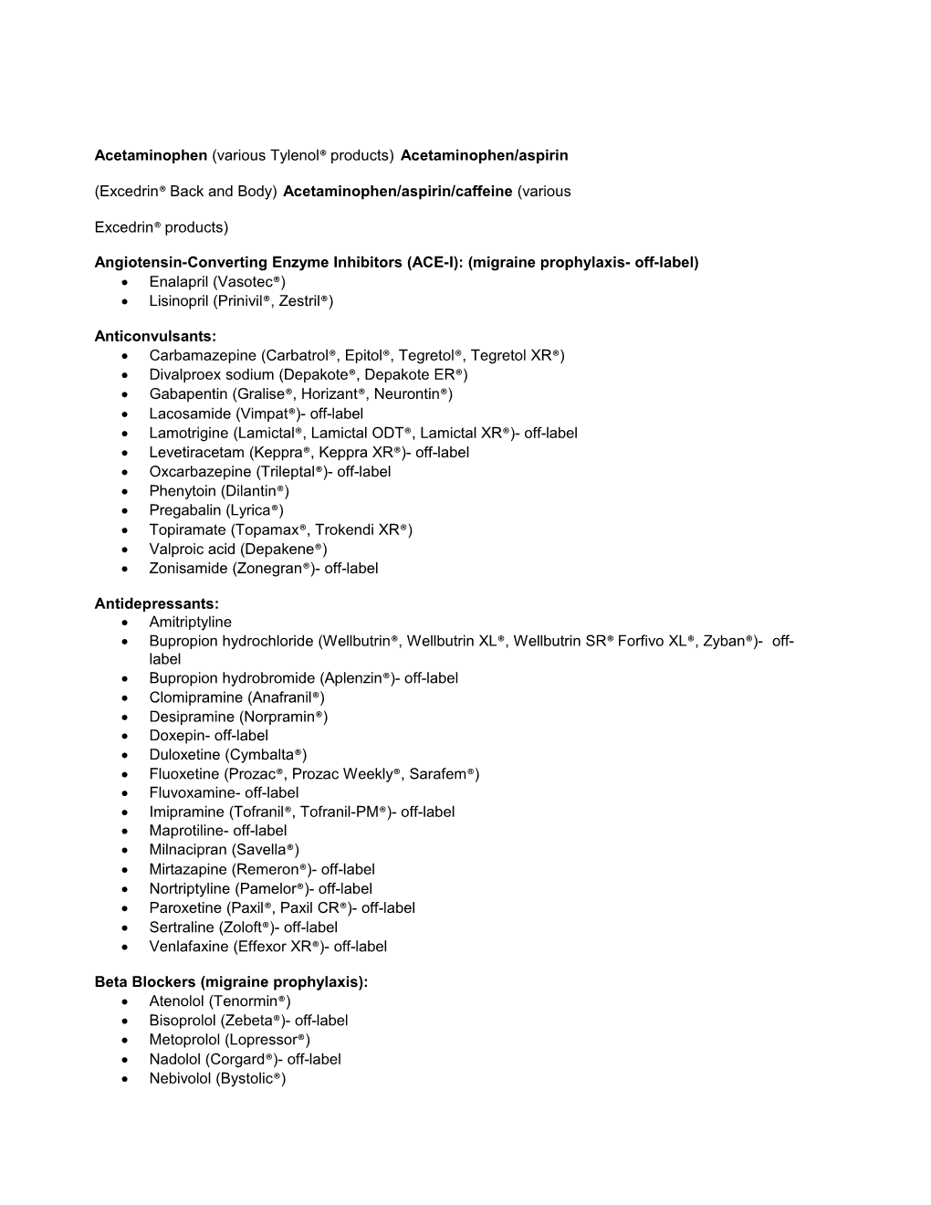 Angiotensin-Convertingenzymeinhibitors(ACE-I):(Migraineprophylaxis-Off-Label)