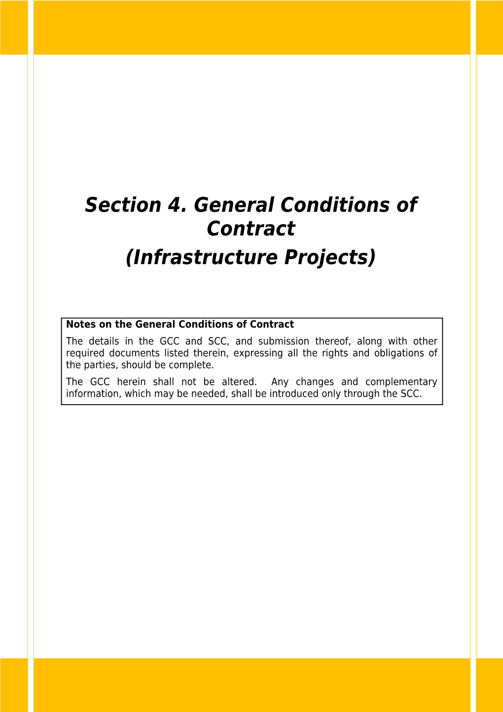 Section 4. General Conditions of Contract