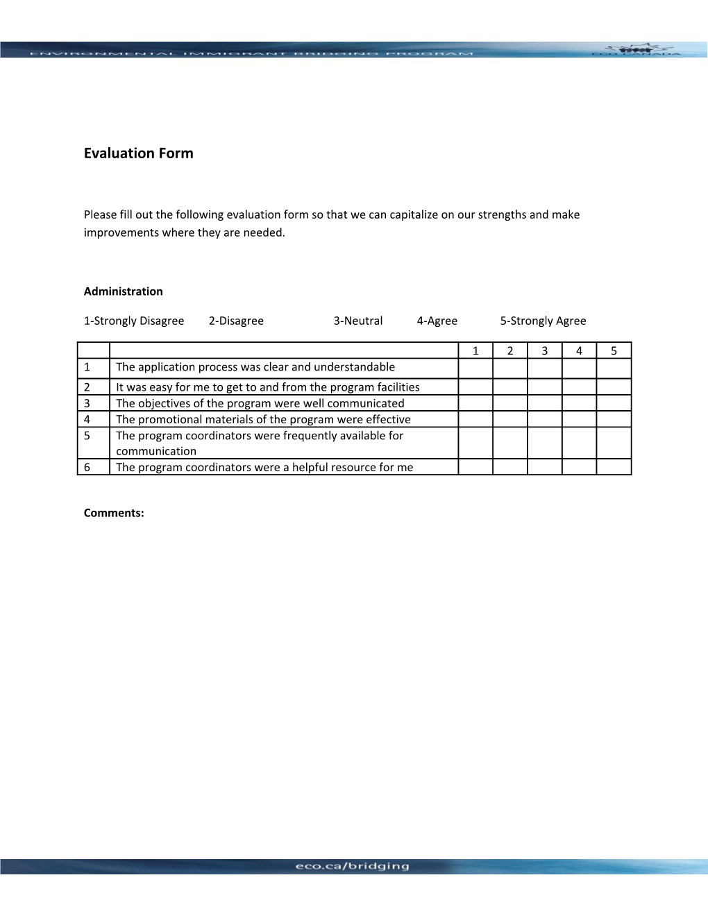 The Course and Curriculum