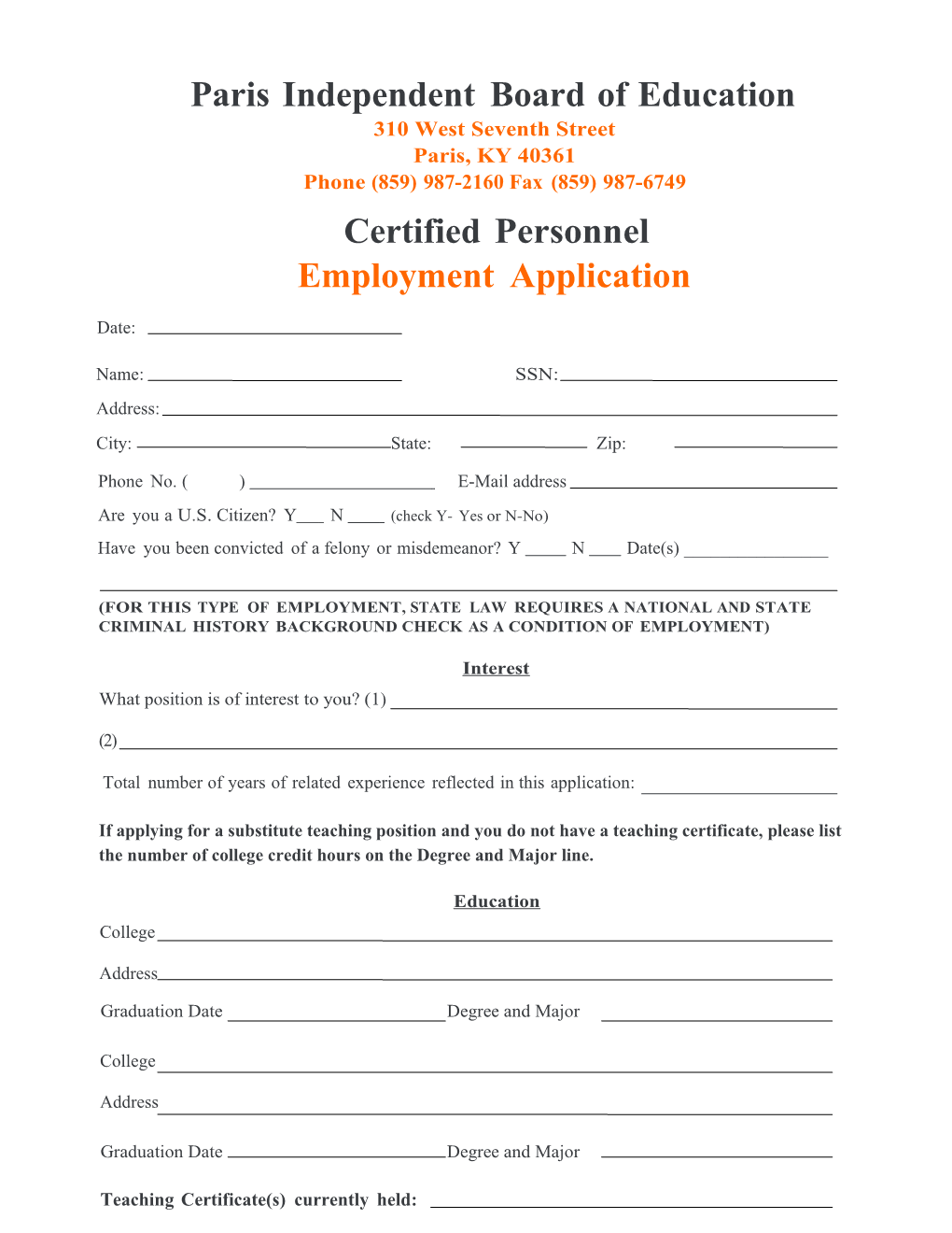 Certified Personnel Employment Application.Pdf