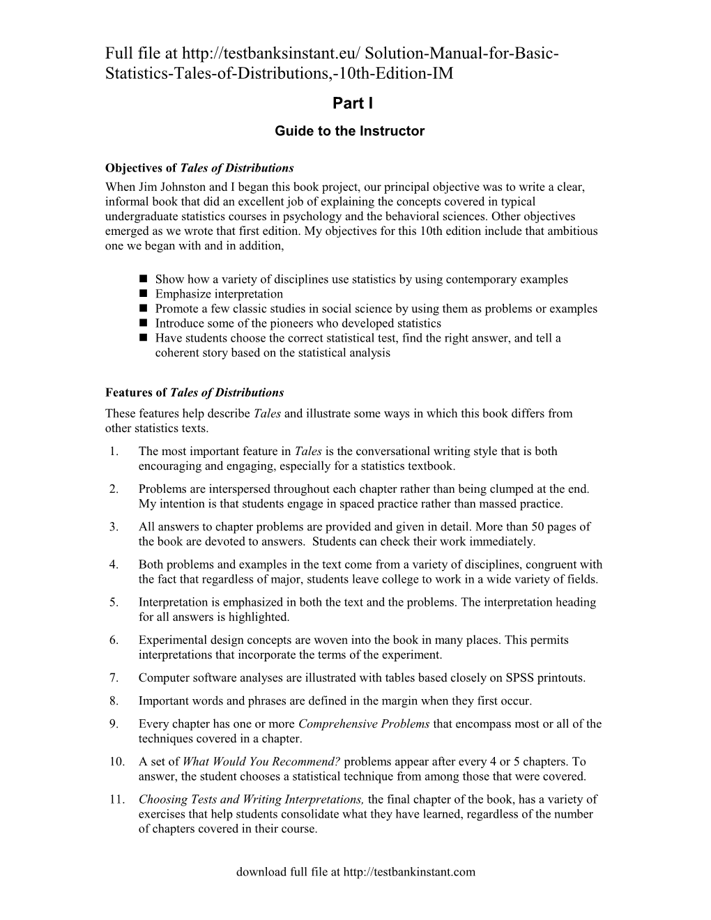 Full File at Solution-Manual-For-Basic-Statistics-Tales-Of-Distributions,-10Th-Edition-IM